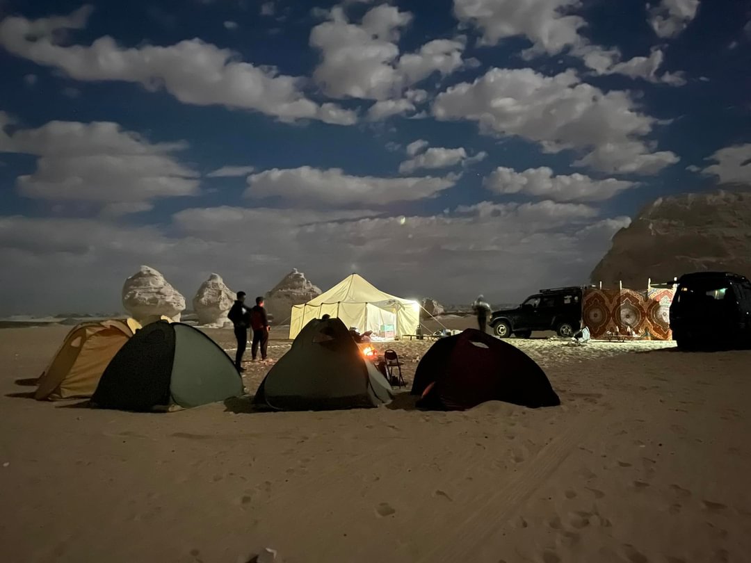 Camping In White Desert