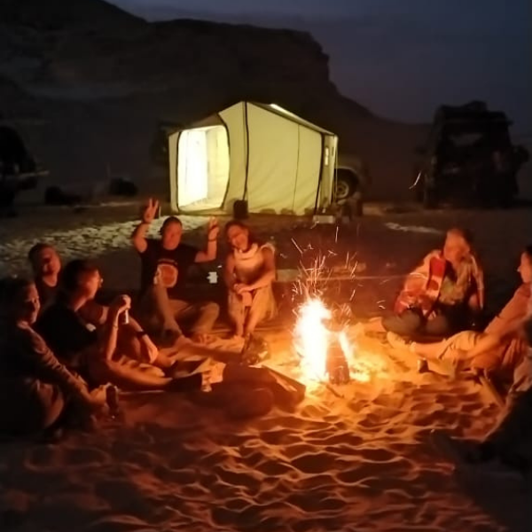Bedouin desert camp Egypt