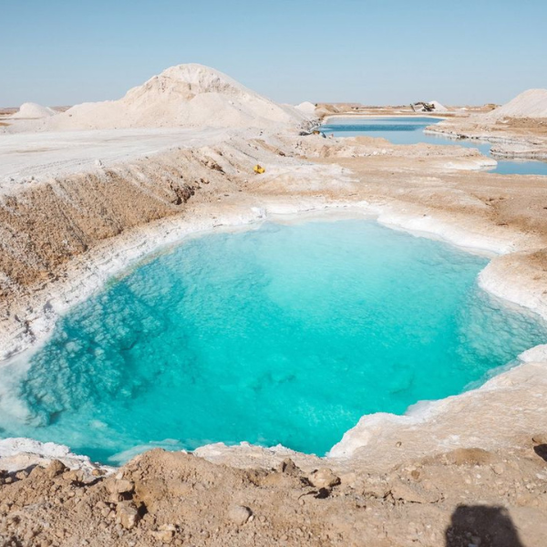 Salt Lake Siwa Oasis Egypt
