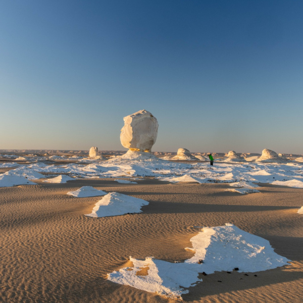 White Desert Egypt safari landscape