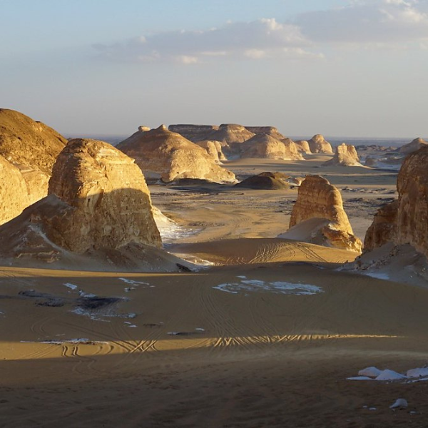 White Desert Egypt safari landscape